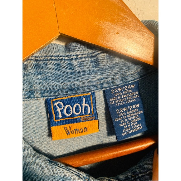 Pooh & Piglet Denim Embroidered Vest - Picture 6 of 6